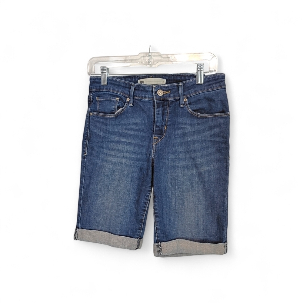 Levi's - Classic Blue Denim Women's Bermuda Shorts - Size4